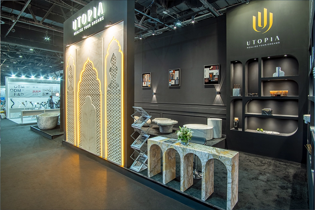 Index 2024 booth utopia stone